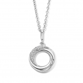Collier Argent pavage Zirconium - Naiomy 
