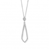 Collier Argent pavage Zirconium - Naiomy 