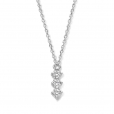 Collier Argent serti d'oxydes de zirconium - Naiomy