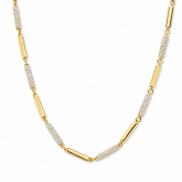 Collier Argent Serti d'oxydes - Naiomy