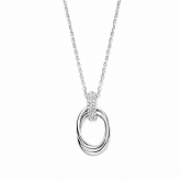 Collier Argent Serti d'oxydes - Naiomy 