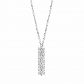 Collier Argent Serti d'oxydes - Naiomy 