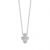 Collier Argent serti de zirconium - Naiomy