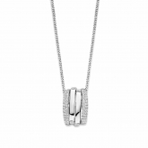 Collier Argent Serti de Zirconium - Naiomy 