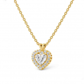 Collier diamant Coeur de Synth�se - Autre version