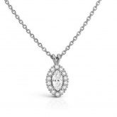 Collier diamant Marquise de Synth�se - Autre version