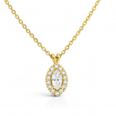 Collier diamant Marquise de Synth�se - Autre version