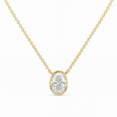 Collier diamant Ovale - Autre version
