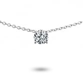 Collier diamant solitaire 0.20 ct - Pour complter