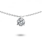Collier diamant solitaire  - Pour compléter