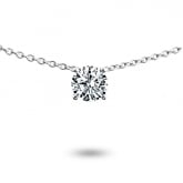 Collier diamant solitaire - Autre version