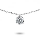 Collier diamant solitaire 0.30 ct - Pour complter