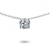 Collier diamant solitaire 0.30 ct - Pour complter