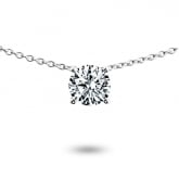 Collier diamant solitaire  - Autre version