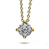 Collier Diamant Solitaire - 4 Griffes - Autre version