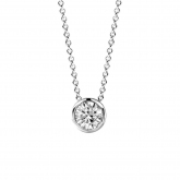 Collier Diamant Solitaire - Serti Clos - Autre version