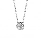 Collier Diamant Solitaire - Serti Clos - Pour complter