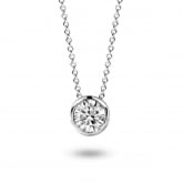 Collier Diamant Solitaire - Serti Clos - Pour complter