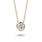 Collier Diamant Solitaire - Serti Clos - Autre version