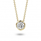 Collier Diamant Solitaire - Serti Clos - Autre version