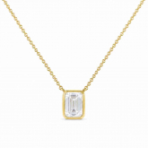 Collier diamant taille Emeraude - Autre version