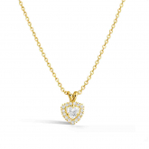 Collier diamant Triangle de Synth�se - Autre version