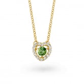 Collier diamants et saphir vert - One More - Autre version