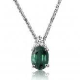  Collier meraude serti de diamants - Autre version