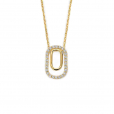 Collier en argent plaqué or jaune - Oxydes - Naiomy  - Pour compl&eacute;ter