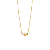 Collier en argent plaqué or jaune - Oxydes - Naiomy  - Pour compl&eacute;ter
