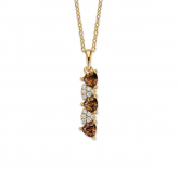 Collier en argent plaqué or jaune - Oxydes - Naiomy  - Pour compl&eacute;ter