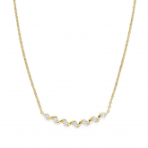 Collier en argent plaqué or jaune- Oxydes - Naiomy  - Pour compl&eacute;ter