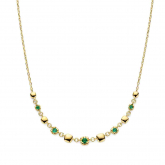 Collier en argent plaqué or - Oxydes - Naiomy  - Pour compl&eacute;ter
