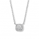 Collier en argent serti de zirconium Naiomy Silver