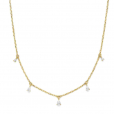 Collier en plaqu� or jaune  - Oxydes - Naiomy  - Autre version