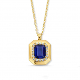 Collier Lolite et diamants - Pour complter