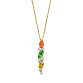 Collier Pierres Fines et diamants - Pour complter
