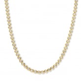Collier Rivire de Diamants Serti Clos - Pour complter