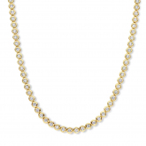 Collier Rivi�re de Diamants Serti Clos - Pour compl&eacute;ter