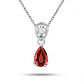 Collier Rubis et diamant - Autre version