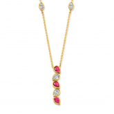 Collier Rubis et diamant - Pour complter