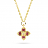 Collier Rubis et diamant - Autre version