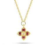 Collier Rubis et diamant - Autre version