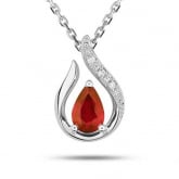 Collier Rubis et diamants - Autre version