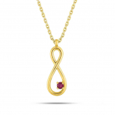 Collier Rubis - Autre version
