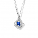 Collier Saphir Bleu et diamants One More