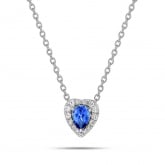 Collier Saphir et diamants - Autre version