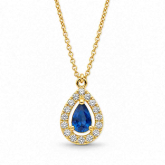 Collier Saphir et Diamants - Autre version
