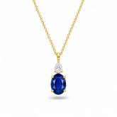 Collier Saphir et Diamants - Pour compl&eacute;ter