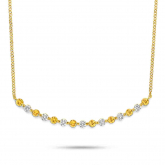 Collier Saphir Jaune et diamants One More - Autre version